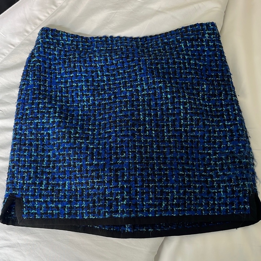 J. Crew skirt. Size 2. Plaid color block.